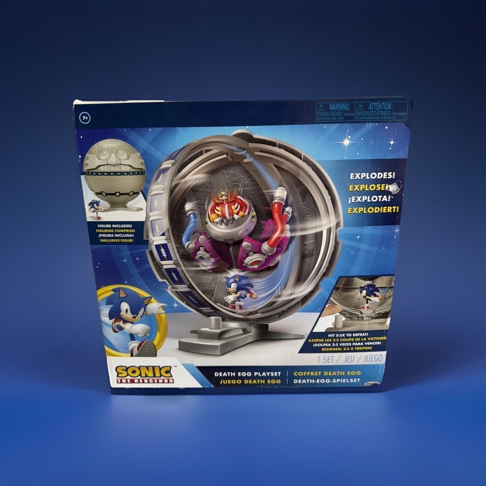 New Sonic The Hedgehog Death Egg Playset 2.5" Action Figure Toy Jakks Pacific